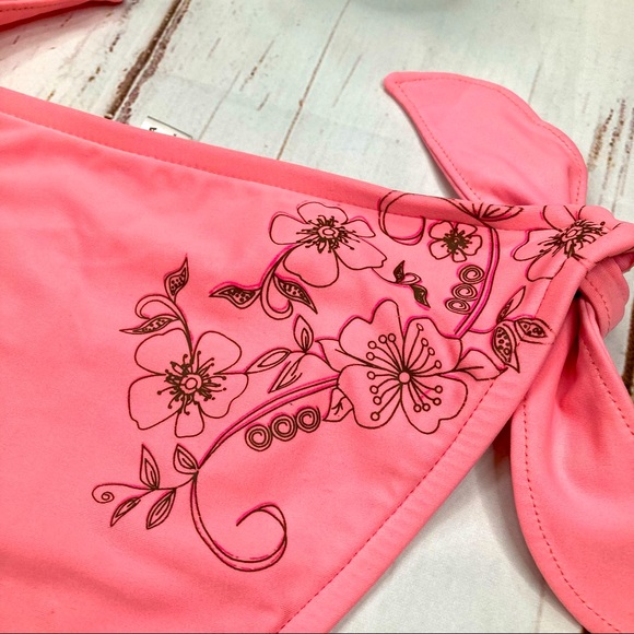 Arizona Jean Co. Bikini Bottoms Baby Pink Sz Small - Picture 4 of 8